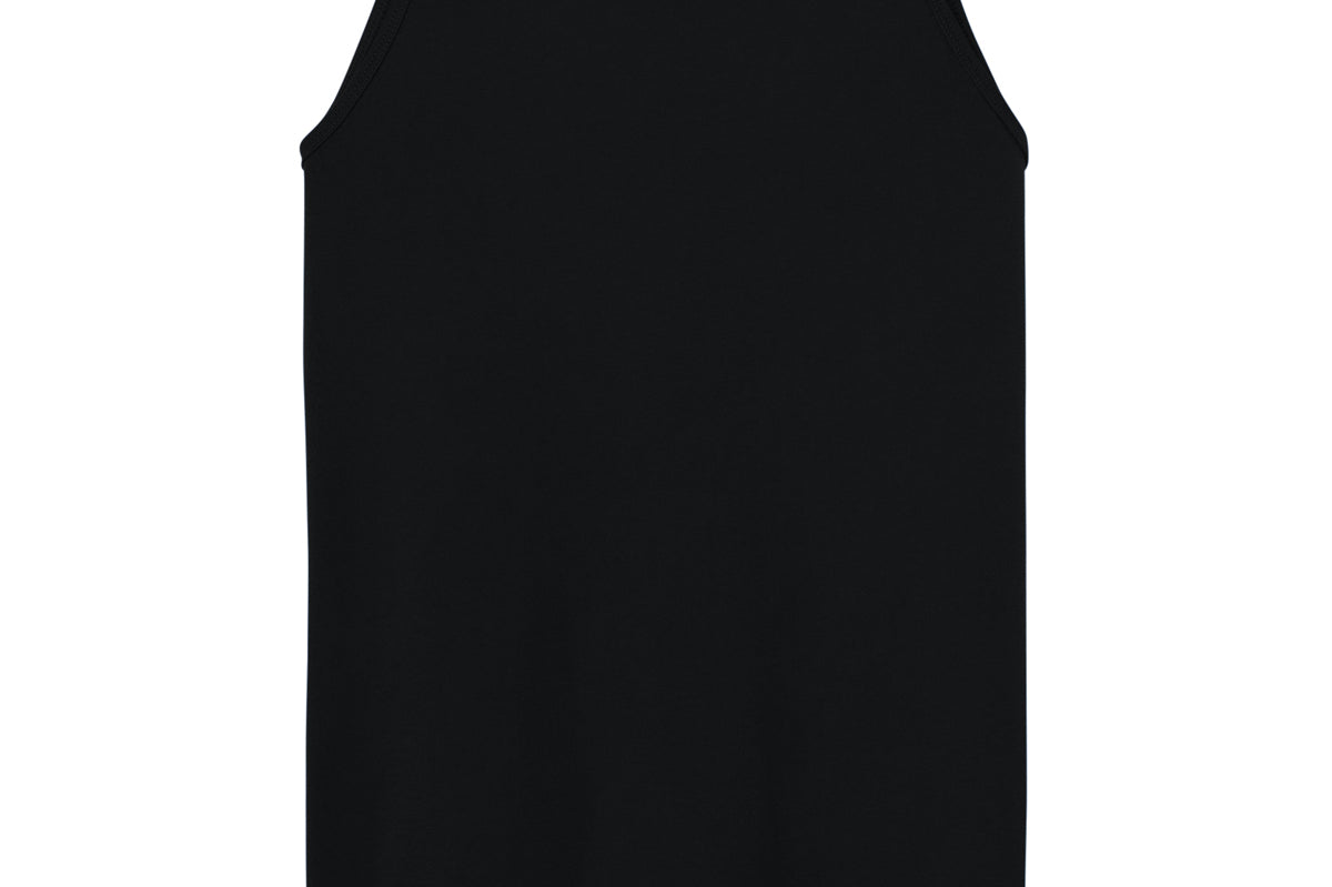 Black Bella+Canvas tank, back view