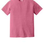 Medium Pink Comfort Colors tee shirt, front view