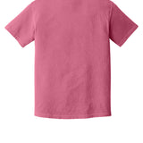 Medium Pink Comfort Colors tee shirt, back view