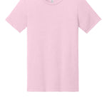 Medium Pink Bella + Canvas tee shirt, front view