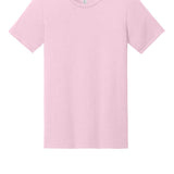 Medium Pink Bella + Canvas tee shirt, front view