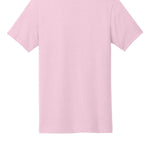 Medium Pink Bella + Canvas tee shirt, back view
