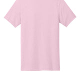 Medium Pink Bella + Canvas tee shirt, back view