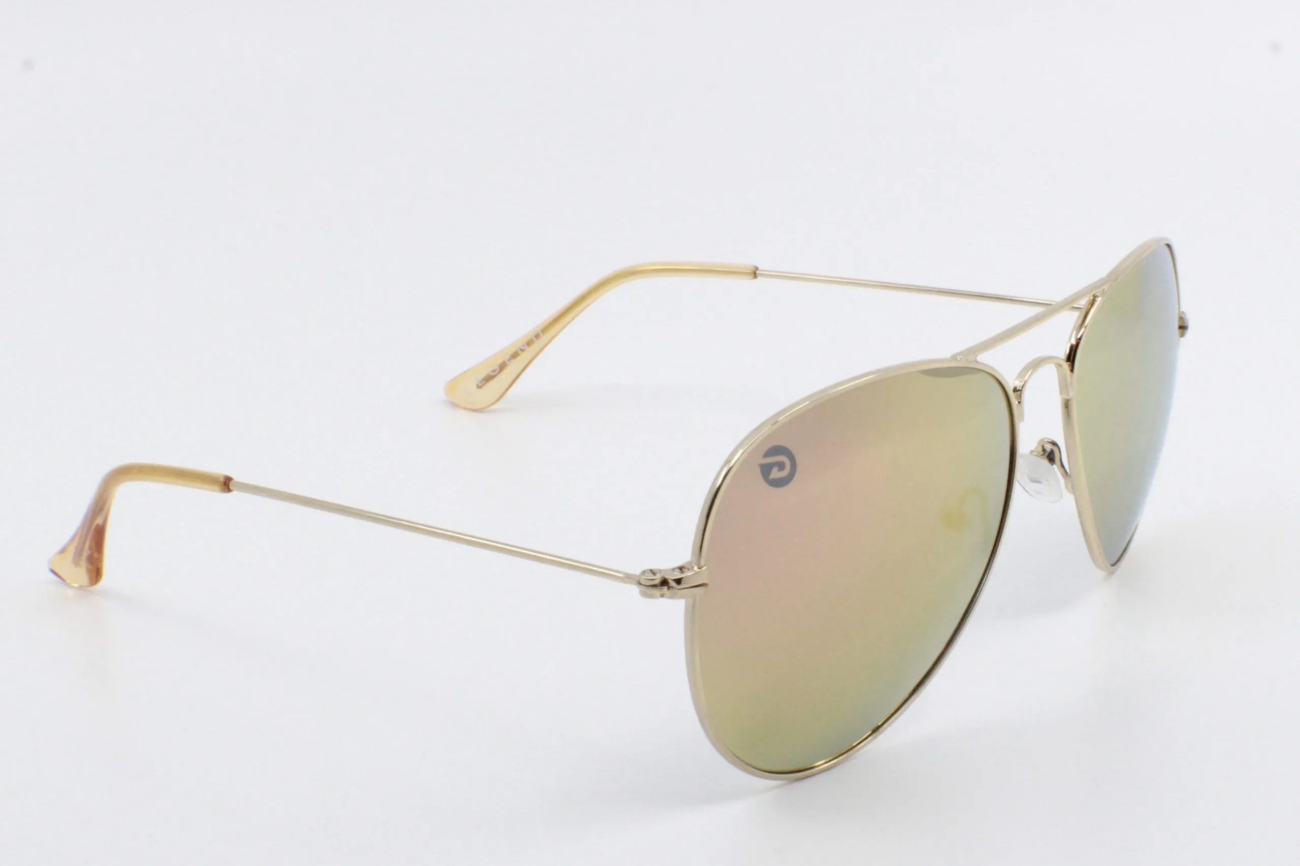 Driven Sunglasses - Legend Gold Aviator Black Acid Apparel