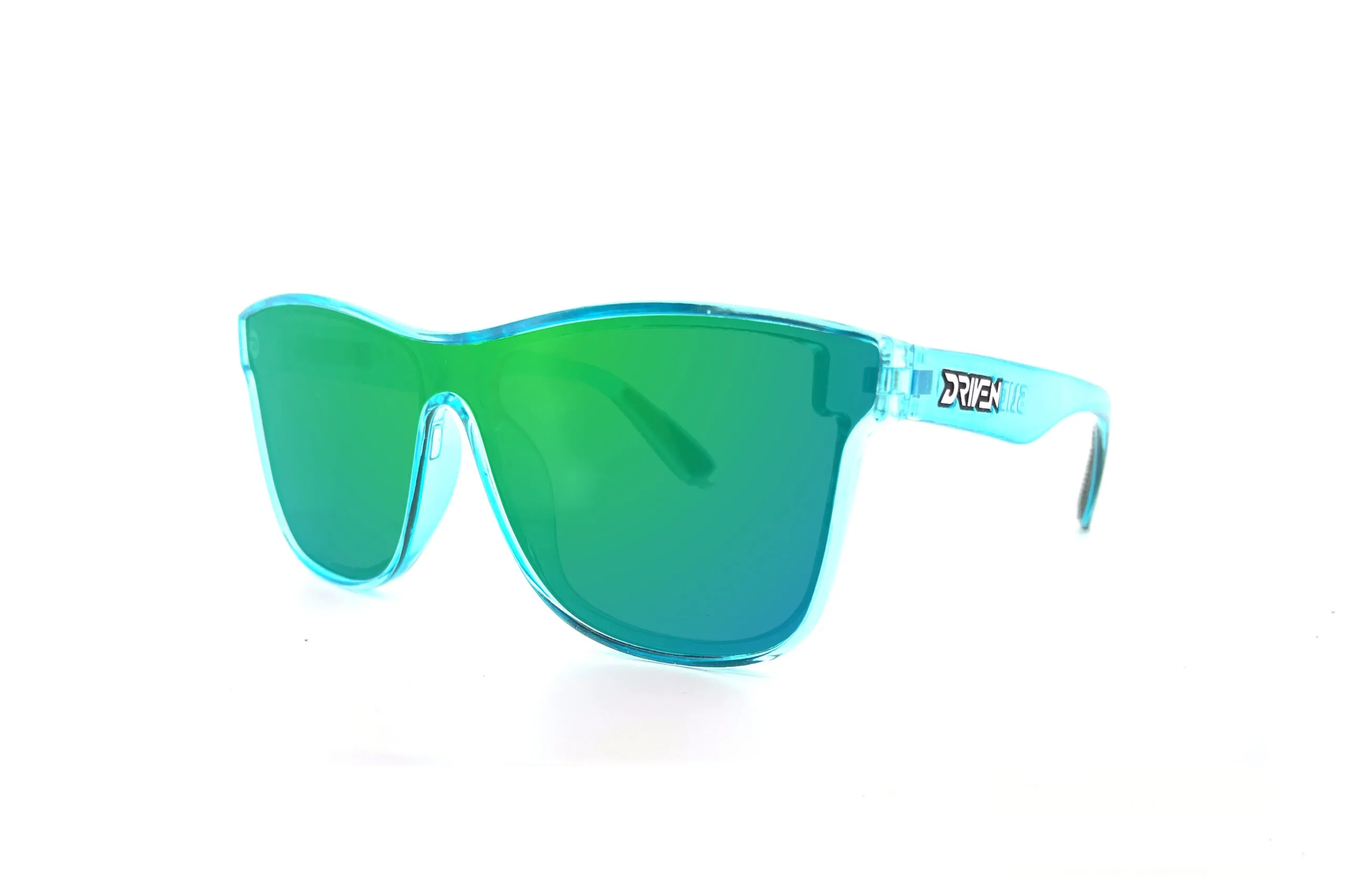 Driven Sunglasses - Slide Job Teal Black Acid Apparel
