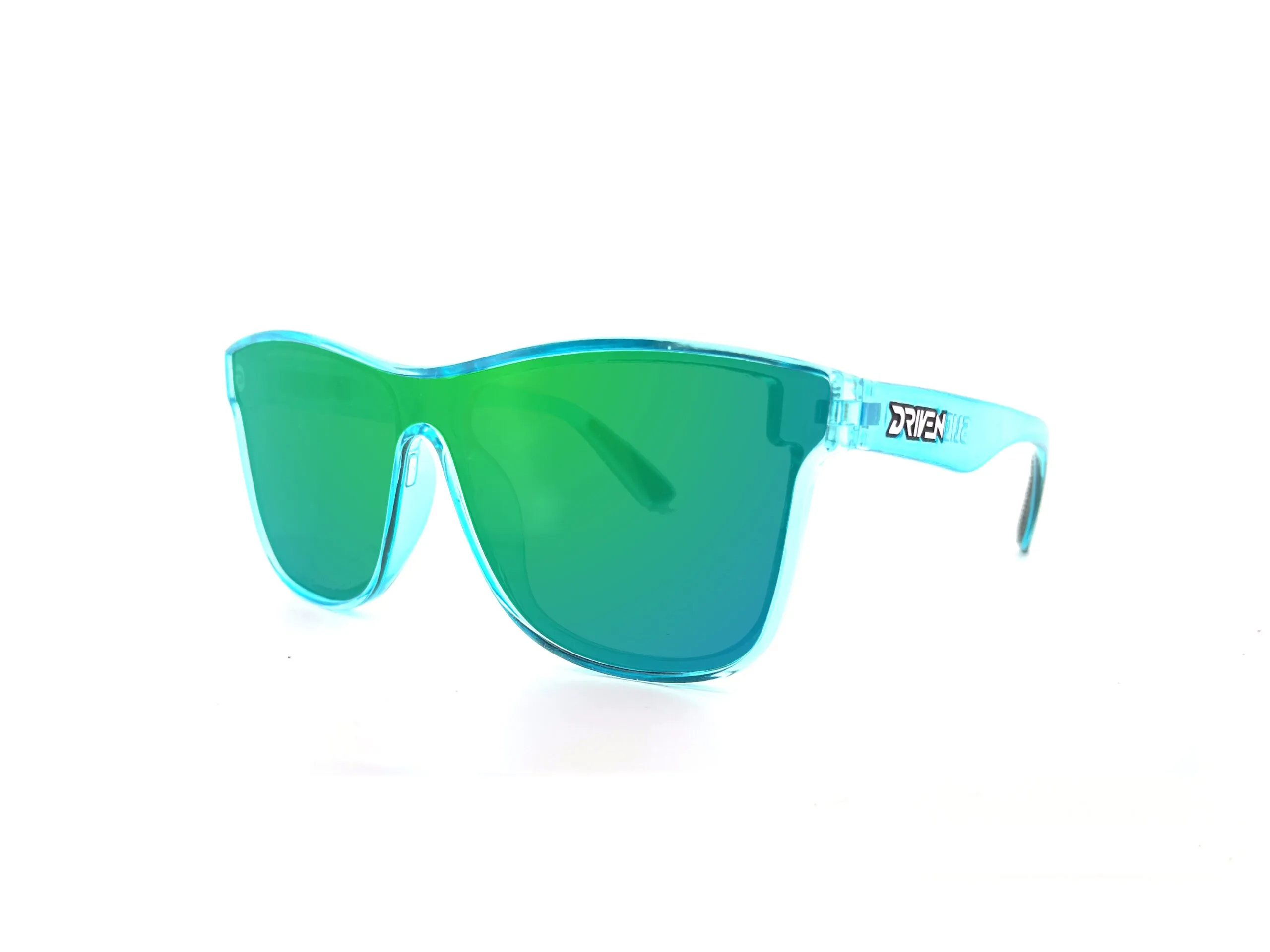 Driven Sunglasses - Slide Job Teal Black Acid Apparel