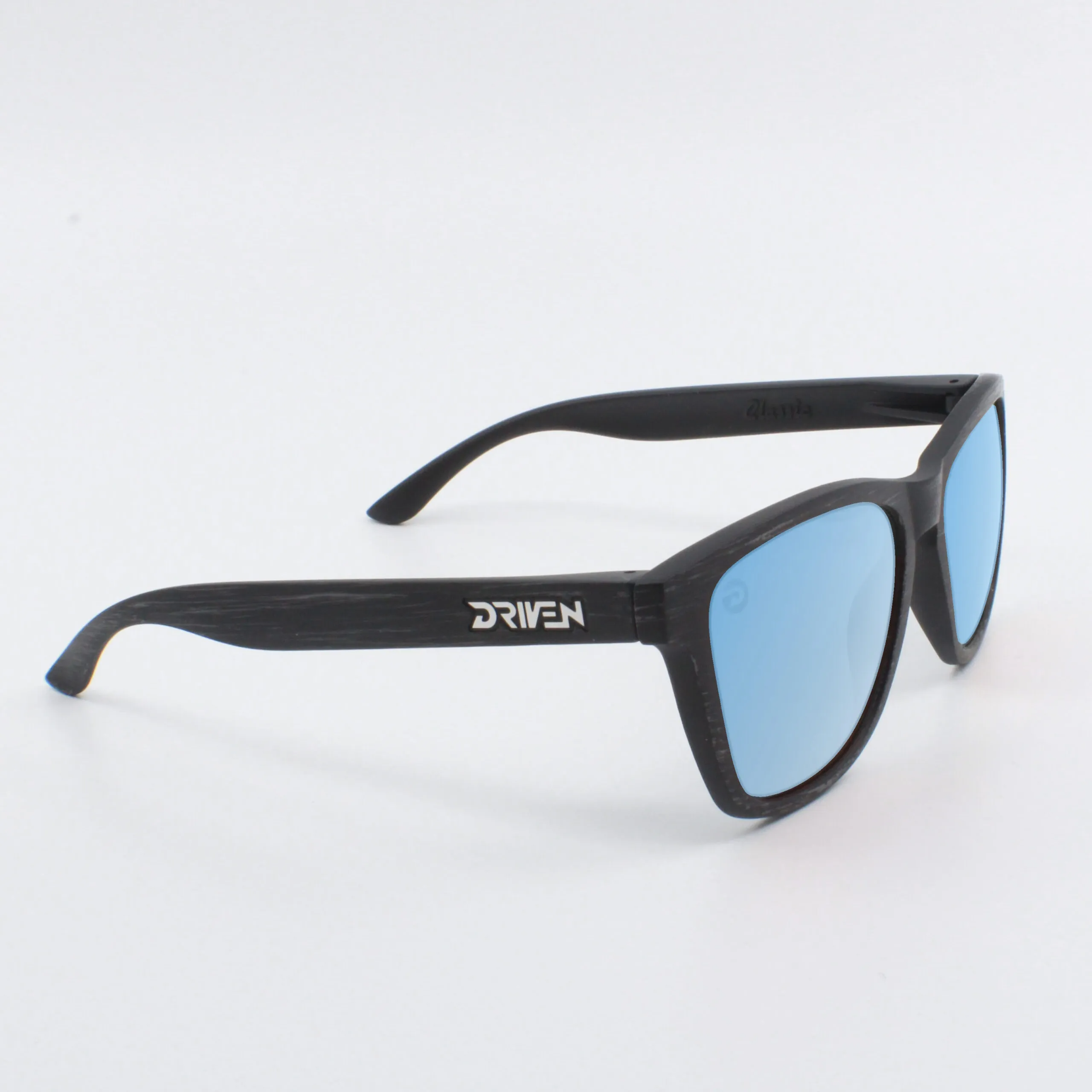 Driven Sunglasses - Classic Dark Woodgrain Black Acid Apparel