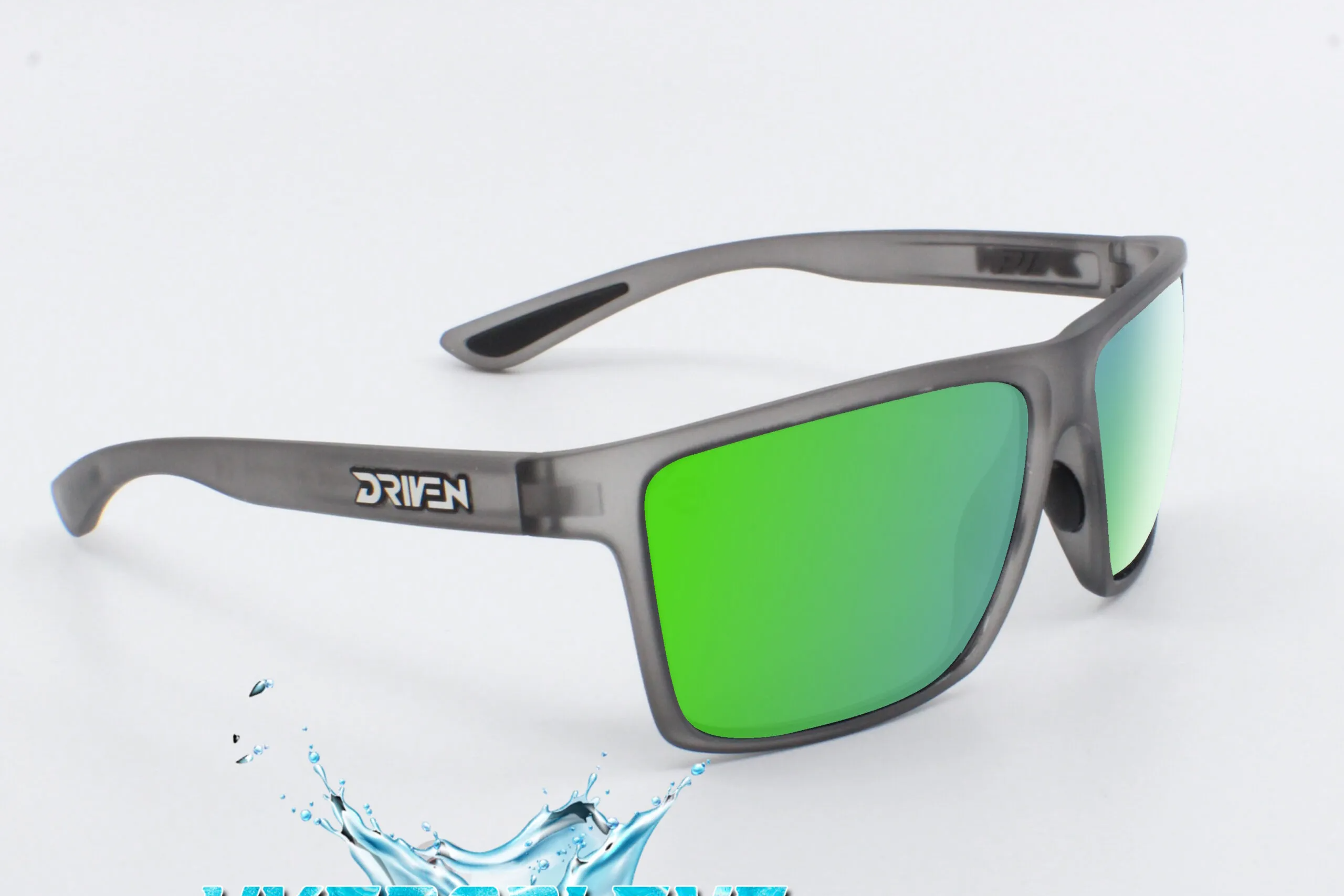 Driven Sunglasses - P1 Matte Smoked Black Acid Apparel