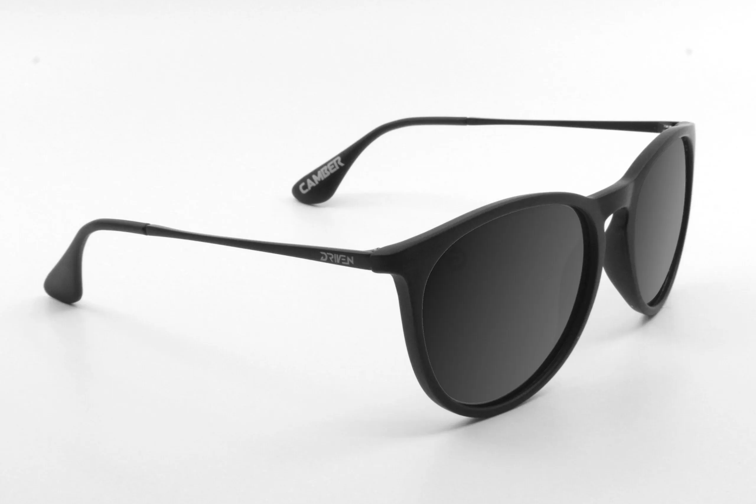 Driven Sunglasses - Camber Matte Black Black Acid Apparel