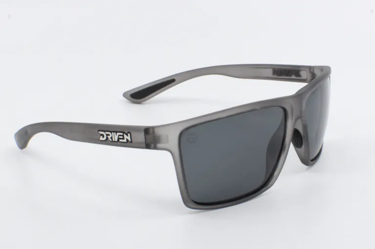 Driven Sunglasses - P1 Matte Smoked Black Acid Apparel