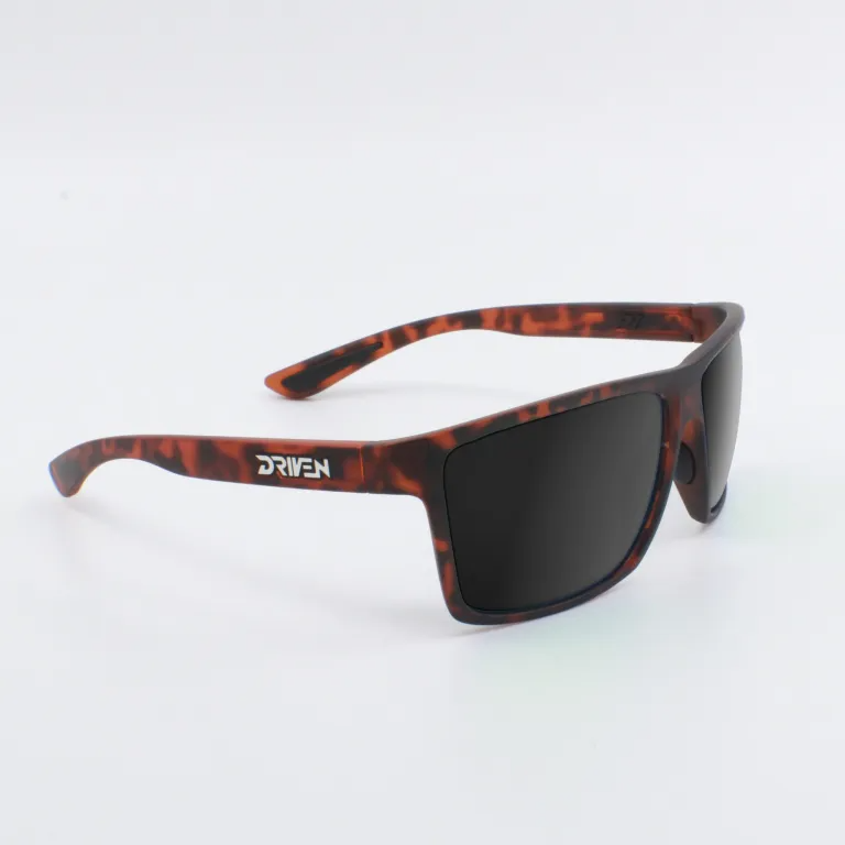 Driven Sunglasses - P1 Matte Tortoise Black Acid Apparel
