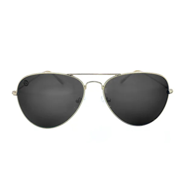 Driven Sunglasses - Legend Gold Aviator Black Acid Apparel