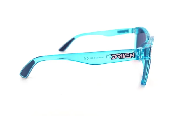 Driven Sunglasses - Slide Job Teal Black Acid Apparel