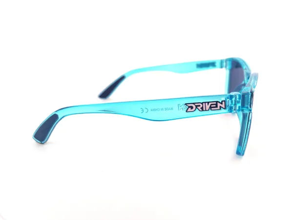 Driven Sunglasses - Slide Job Teal Black Acid Apparel