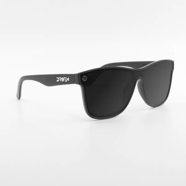 Driven Sunglasses - Slide Job Matte Black Black Acid Apparel