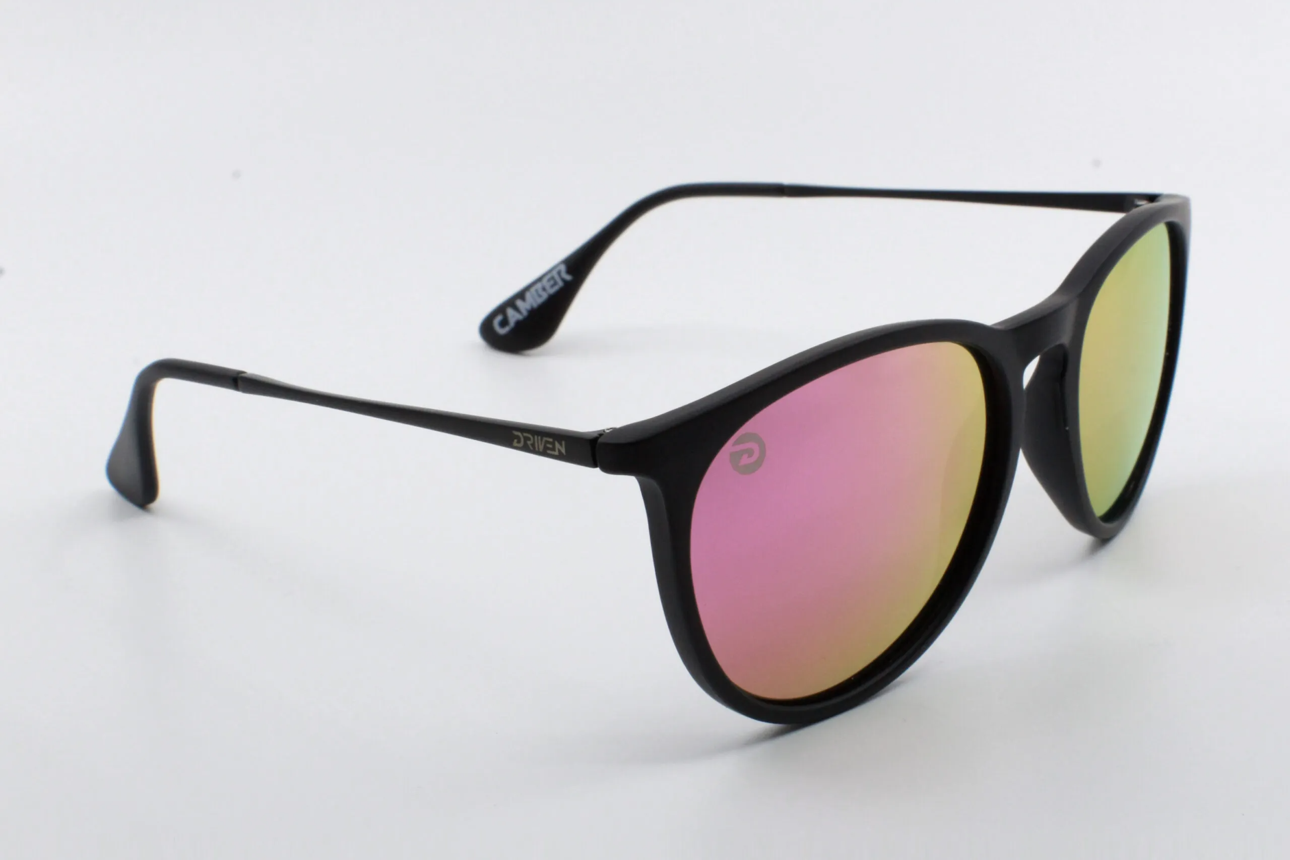 Driven Sunglasses - Camber Matte Black Black Acid Apparel