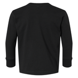 Black Rabbit Skins toddler long sleeve, back view