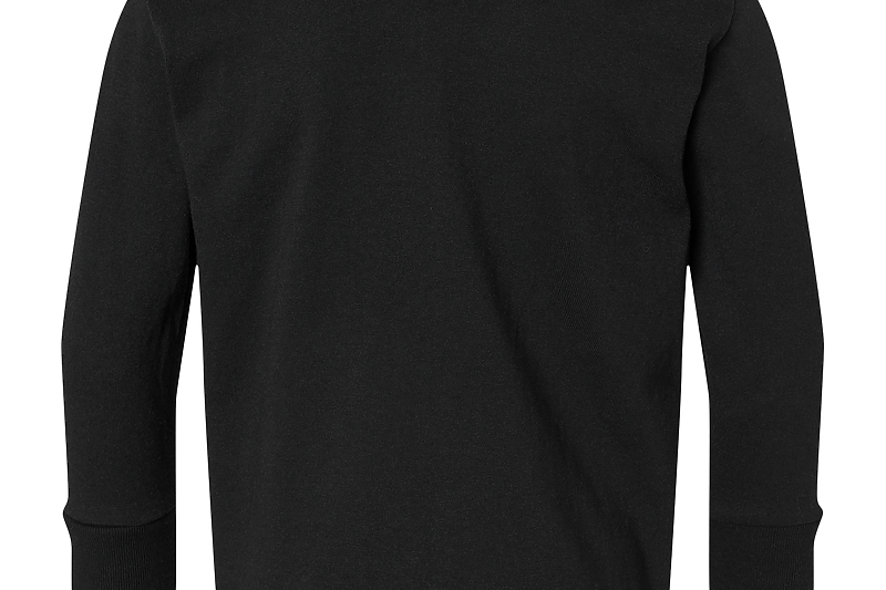 Black Rabbit Skins toddler long sleeve, back view
