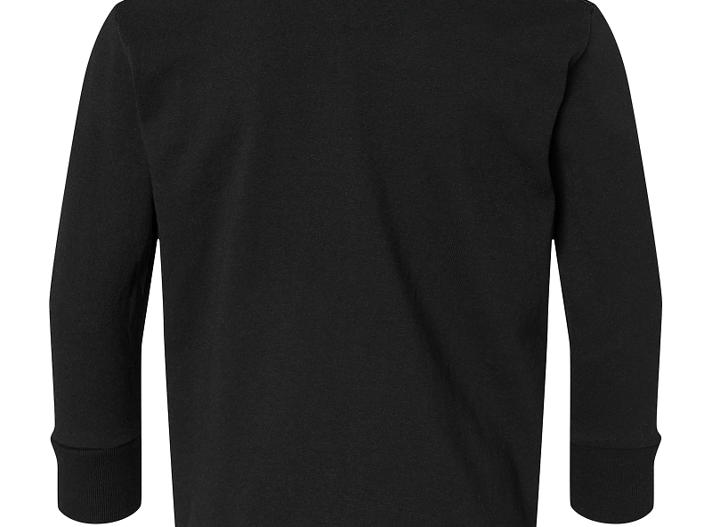 Black Rabbit Skins toddler long sleeve, back view