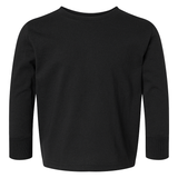Black Rabbit Skins toddler long sleeve, front view