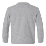 Heather Rabbit Skins toddler long sleeve, back view