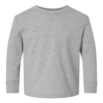 Heather Rabbit Skins toddler long sleeve, front view