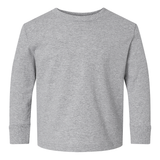 Heather Rabbit Skins toddler long sleeve, front view