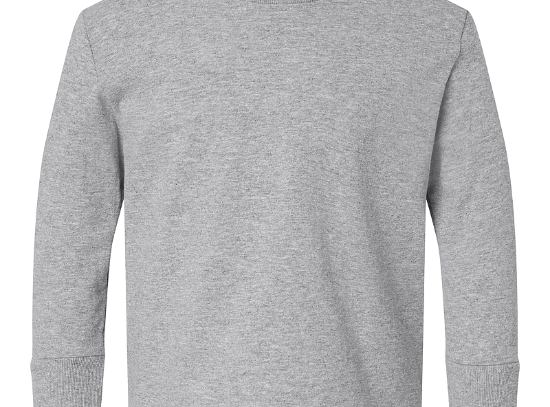 Heather Rabbit Skins toddler long sleeve, front view