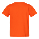 Orange Rabbit Skins infant tee shirt, back view