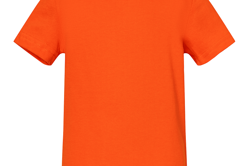 Orange Rabbit Skins infant tee shirt, front view