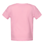 Pink Rabbit Skins infant tee shirt, back view