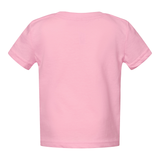 Pink Rabbit Skins infant tee shirt, back view