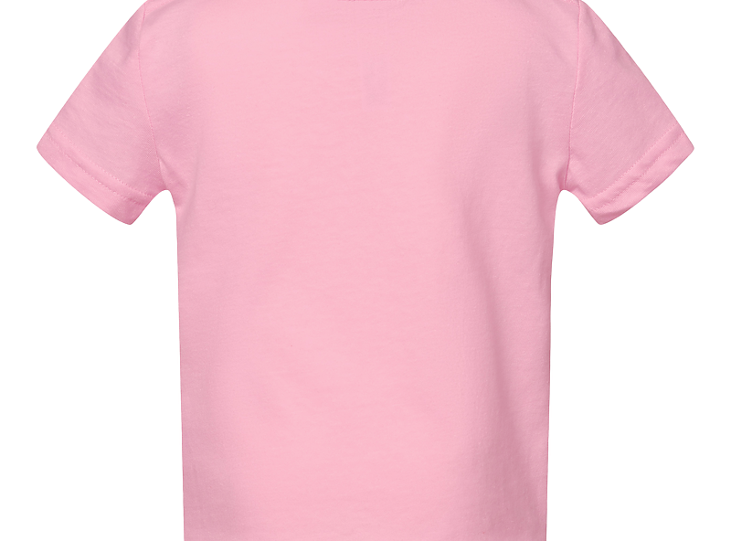 Pink Rabbit Skins infant tee shirt, back view
