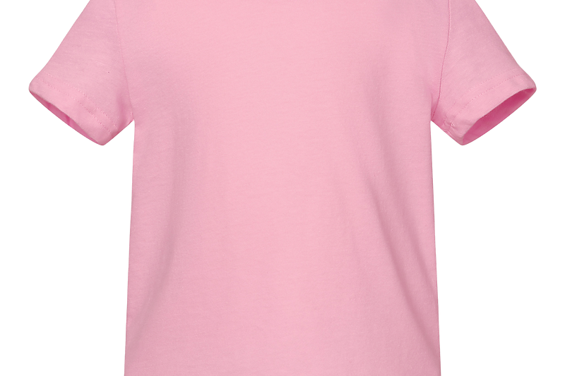 Pink Rabbit Skins infant tee shirt, front view