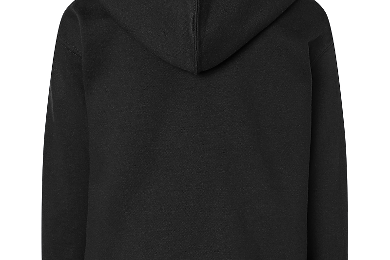 Black Rabbit Skins toddler hoodie, back view