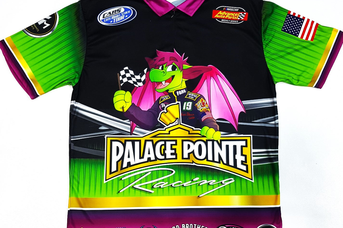 Sublimated Crew Shirts Black Acid Apparel