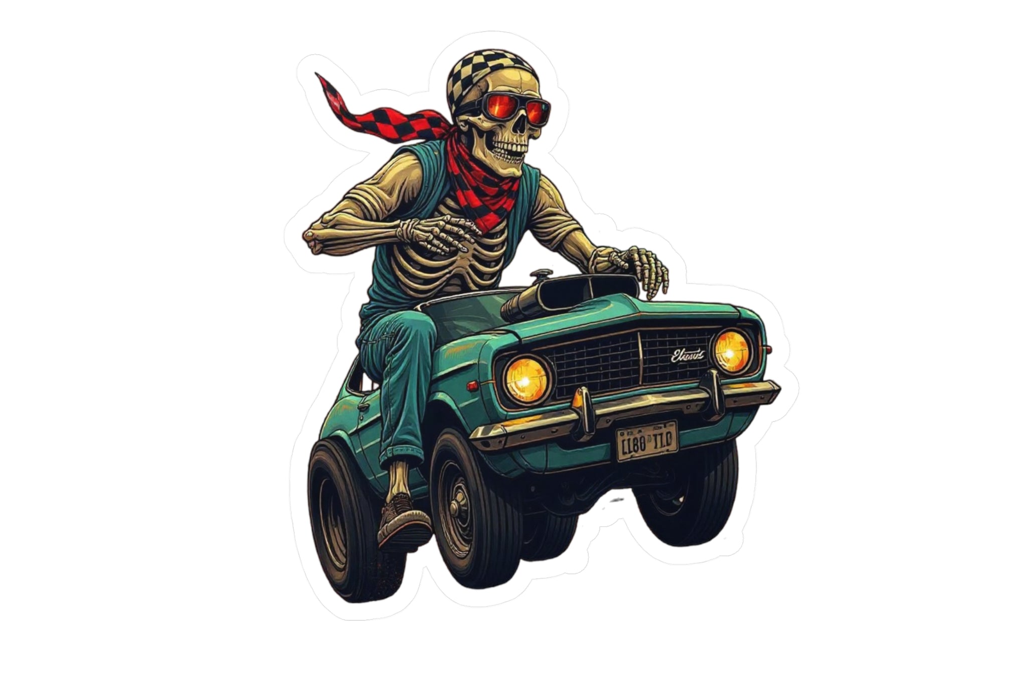 Fuel the Chaos – “Skully” Die-Cut Sticker