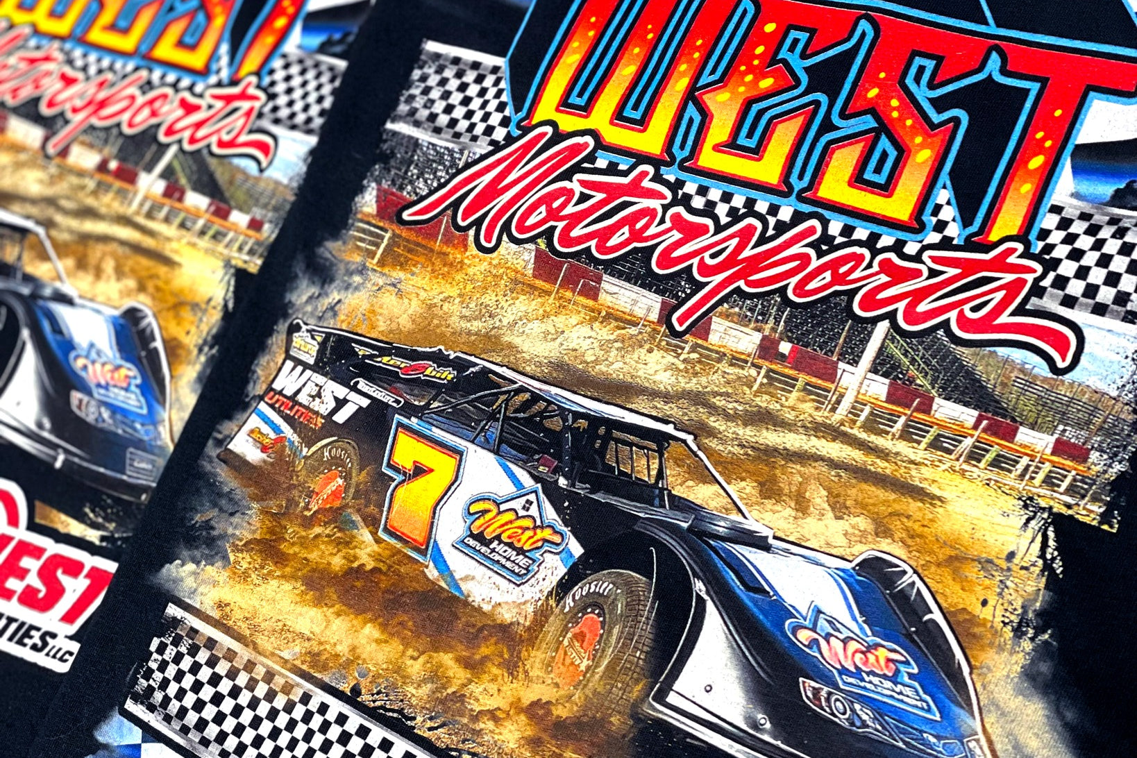 Custom Racing Tshirt Setup - Black Acid Apparel