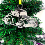 Racecar Ornament Black Acid Apparel