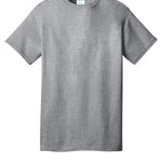 Adult sport grey port & co Sport Grey Tee Shirt, front view