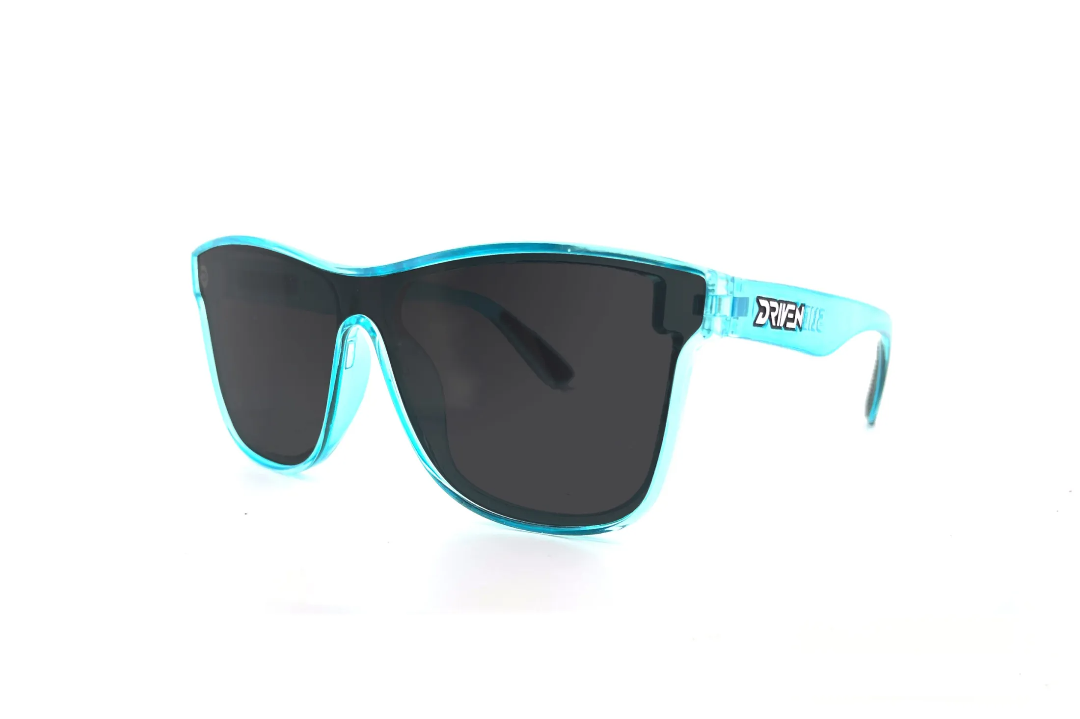 Driven Sunglasses - Slide Job Teal Black Acid Apparel