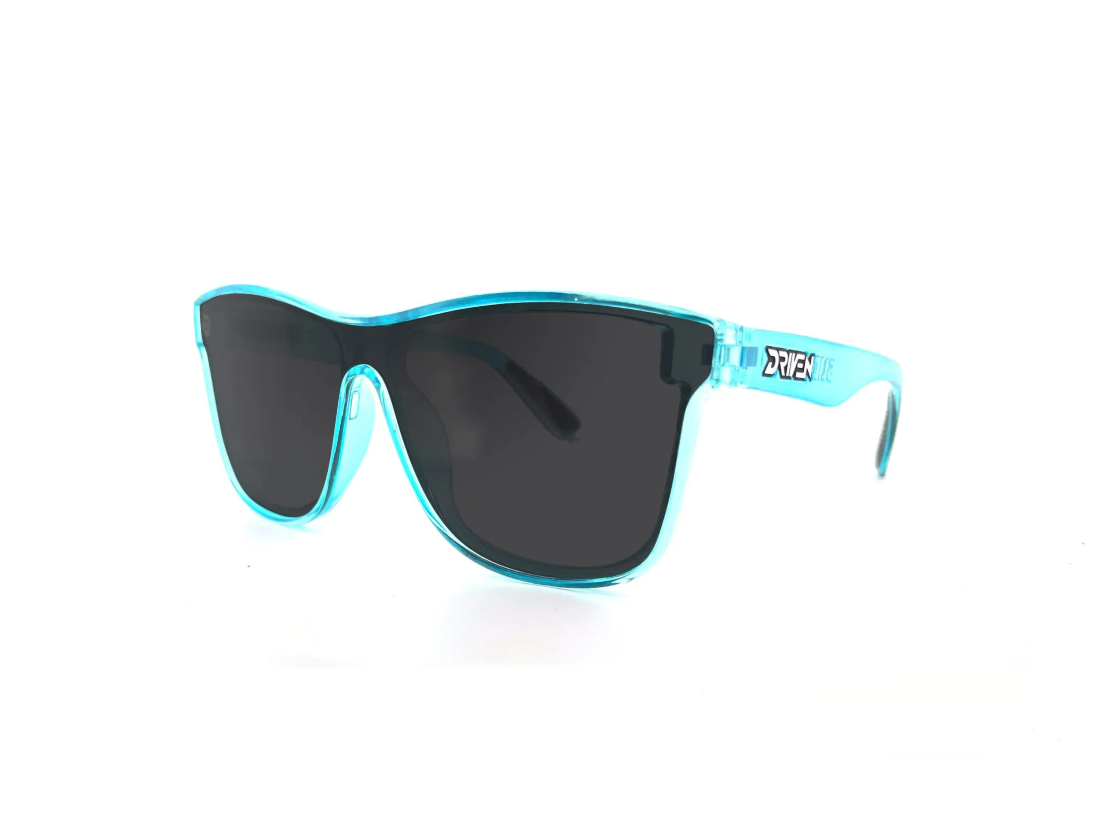 Driven Sunglasses - Slide Job Teal Black Acid Apparel