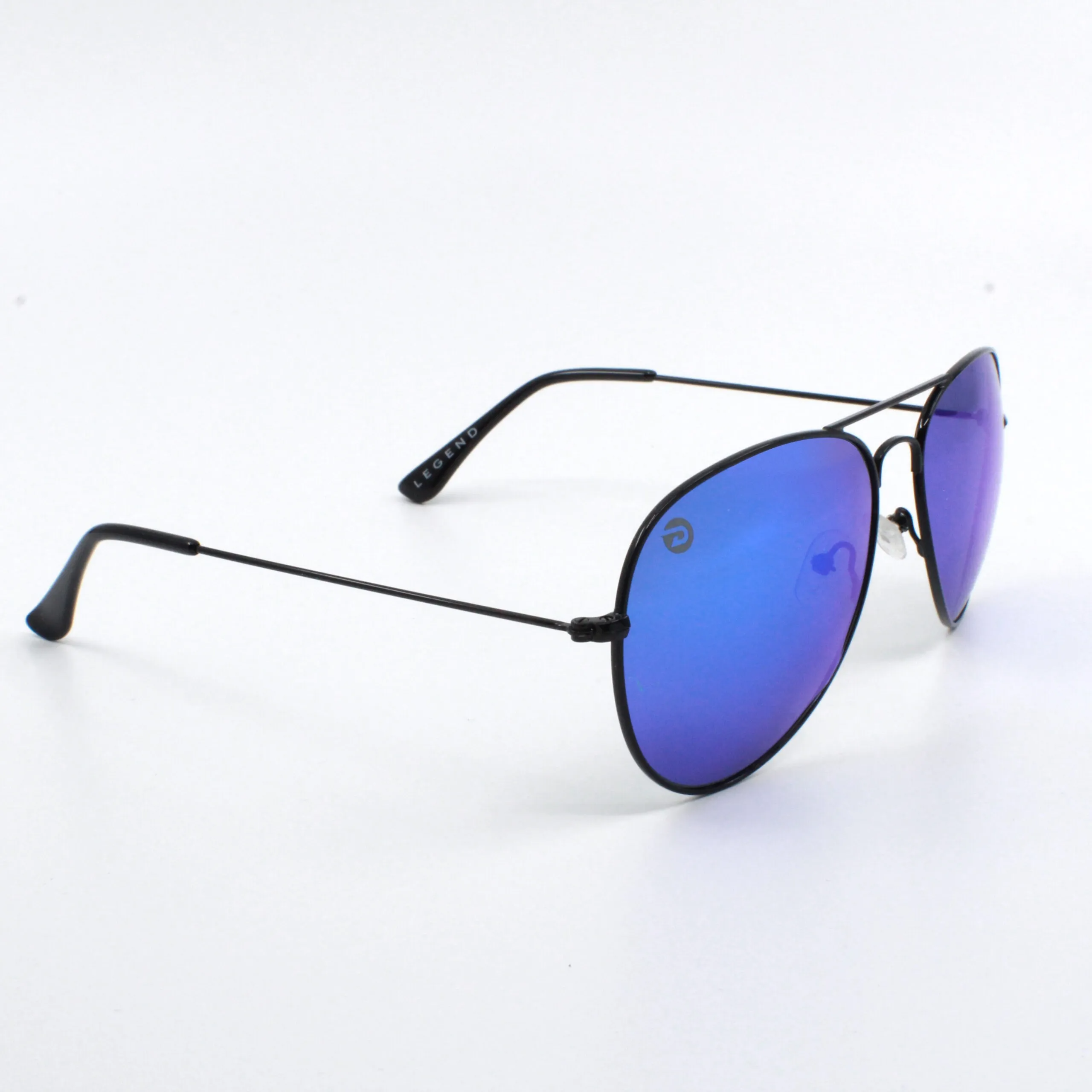 Driven Sunglasses - Legend Black Aviator Black Acid Apparel