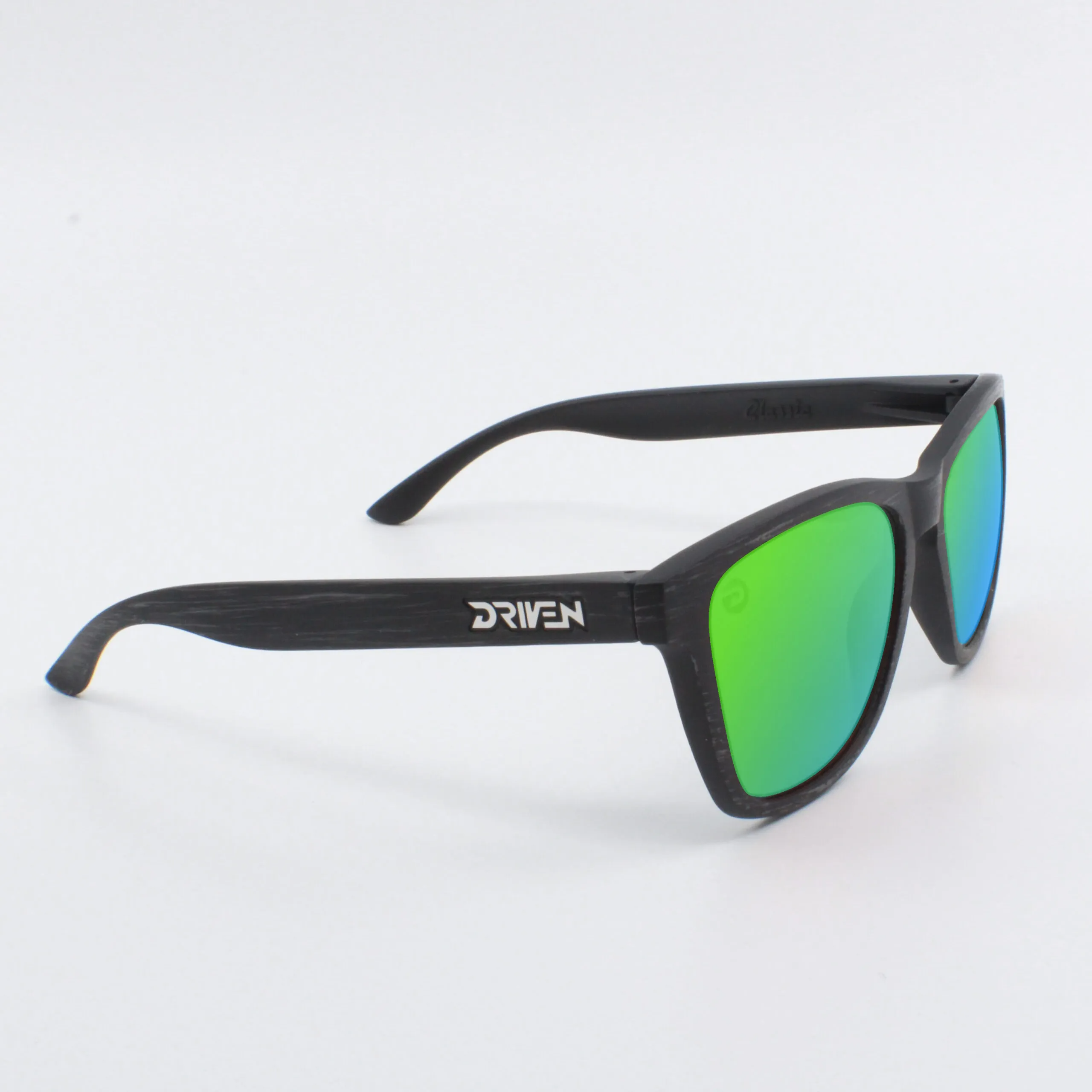 Driven Sunglasses - Classic Dark Woodgrain Black Acid Apparel