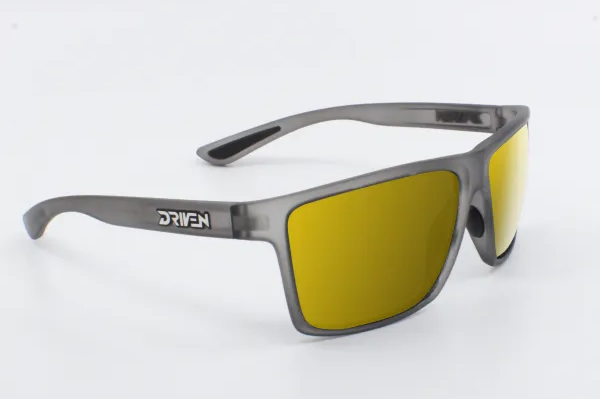 Driven Sunglasses - P1 Matte Smoked Black Acid Apparel