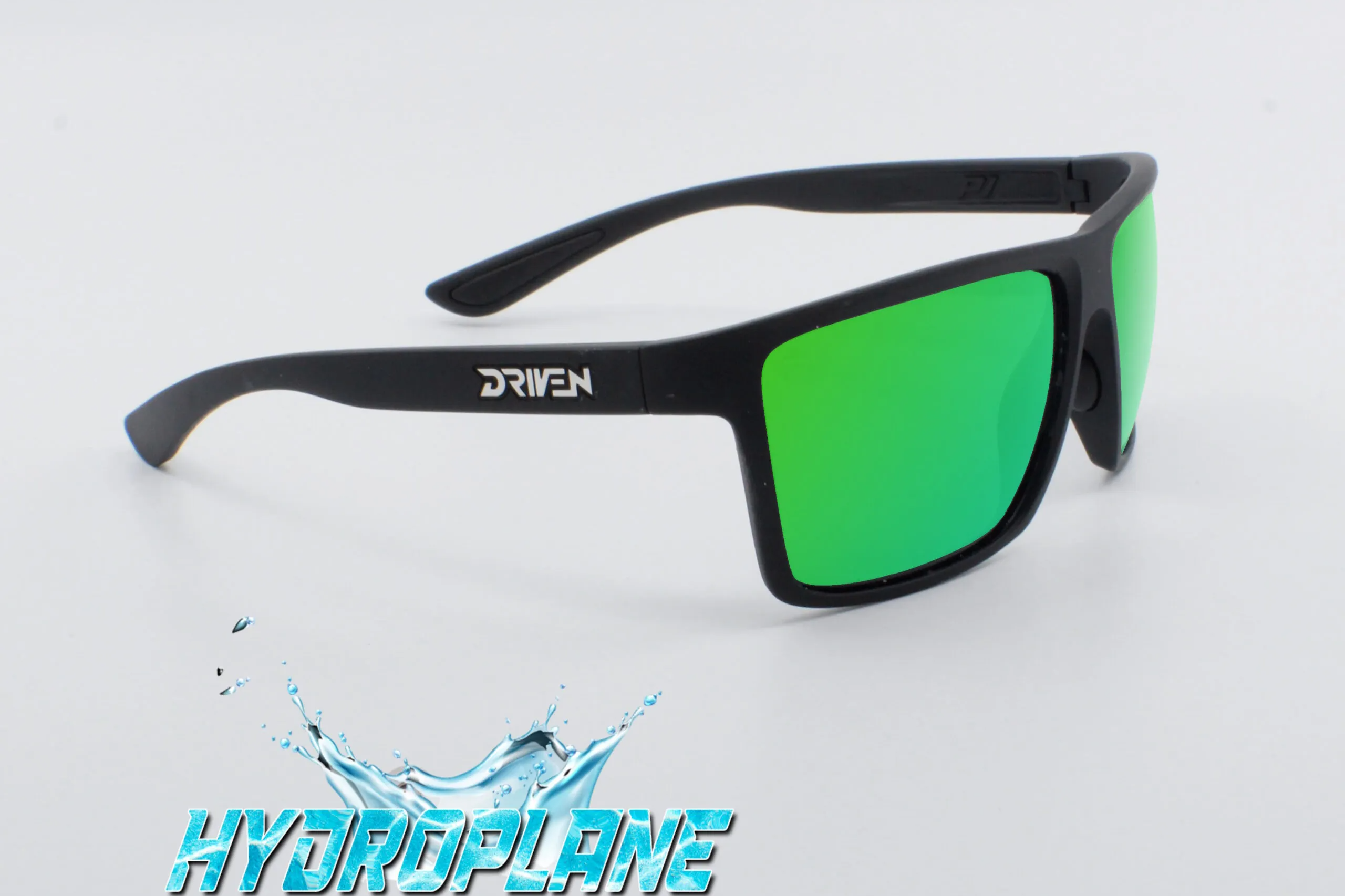 Driven Sunglasses - P1 Matte Black Black Acid Apparel