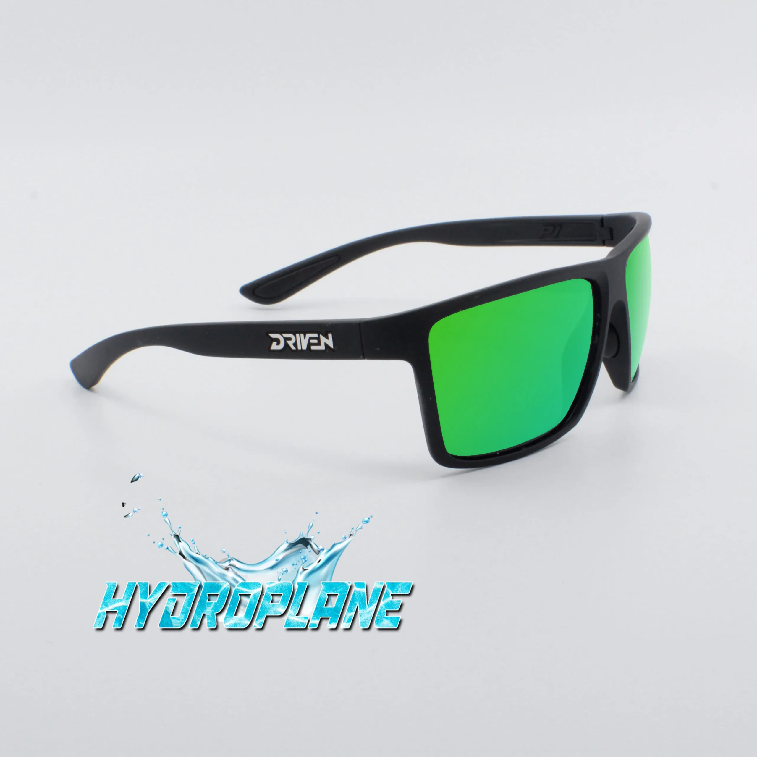 Driven Sunglasses - P1 Matte Black Black Acid Apparel