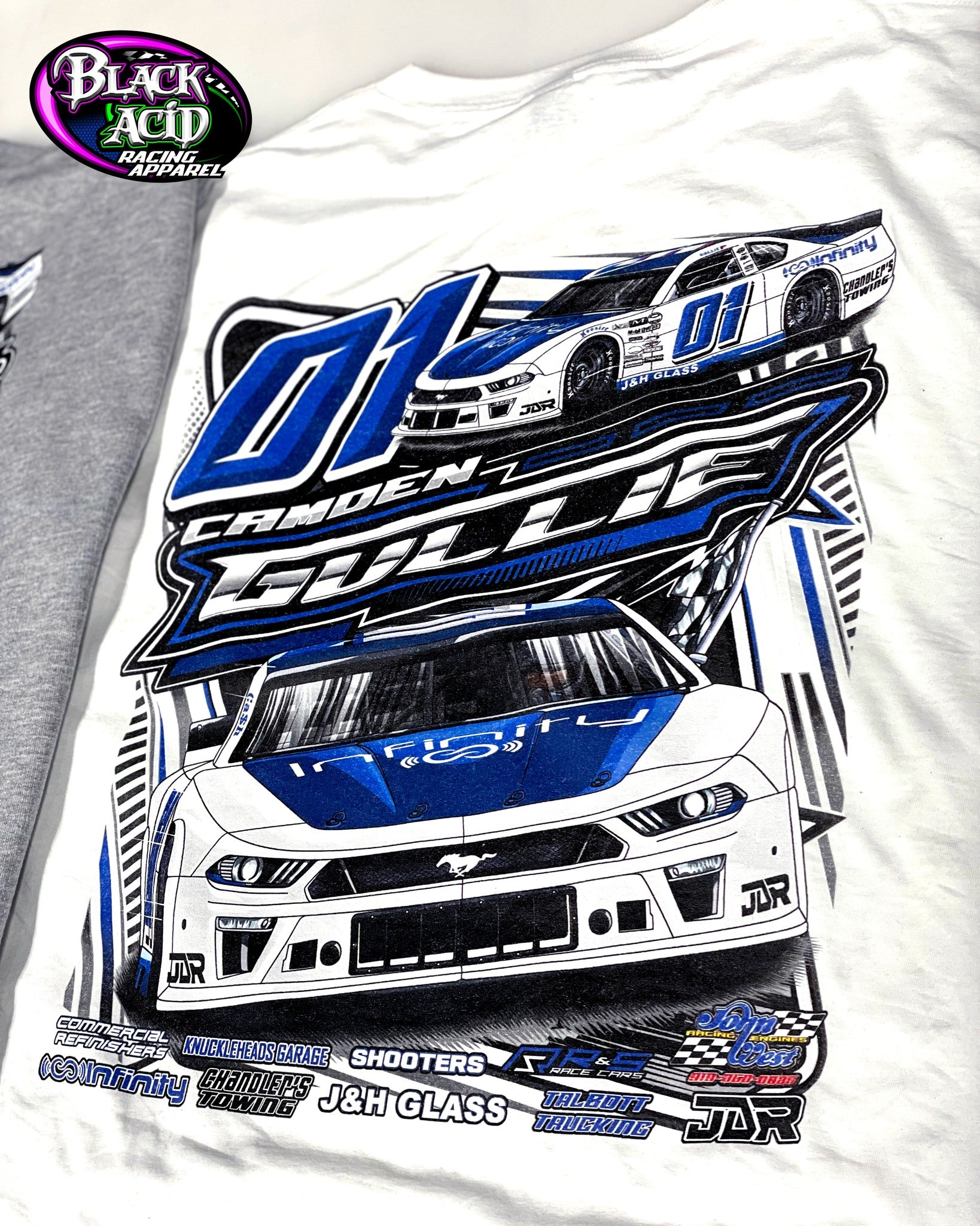 Custom Racing Apparel Setup - 2 Vehicles – Black Acid Apparel