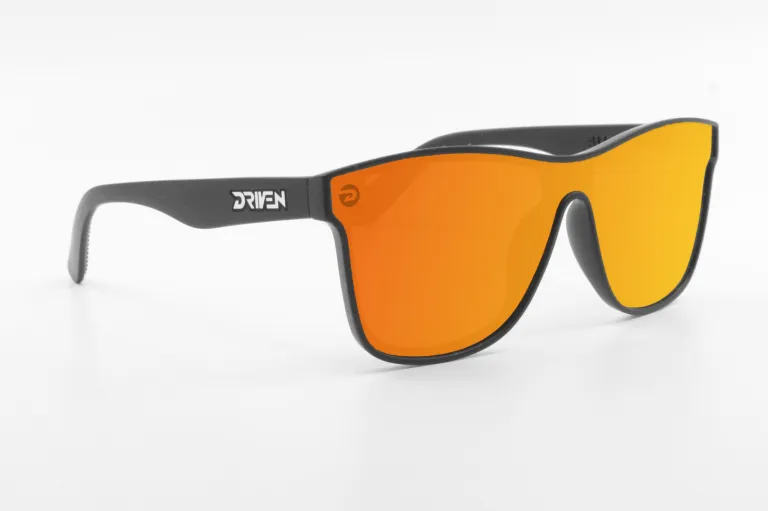 Driven Sunglasses - Slide Job Matte Black Black Acid Apparel
