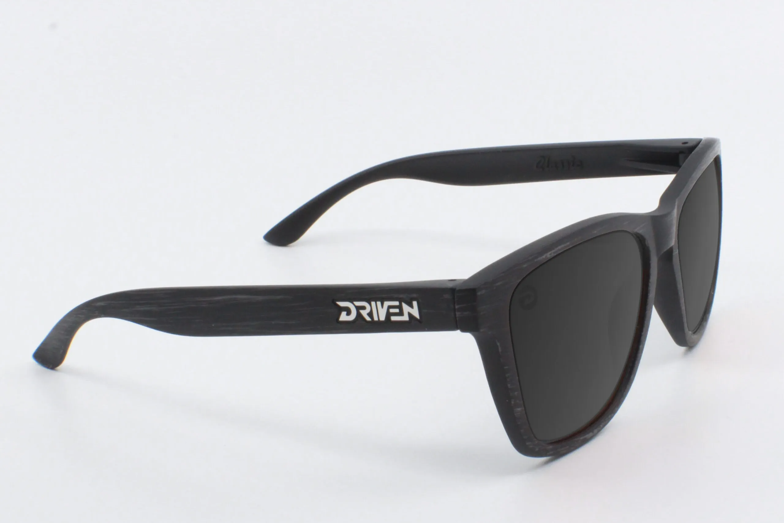 Driven Sunglasses - Classic Dark Woodgrain Black Acid Apparel